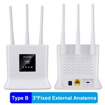 lte 라우터 와이파이 공유기 잠금 해제 무선 고 이득 안테나 모뎀 모바일 핫스팟, 아시아 버전, B형