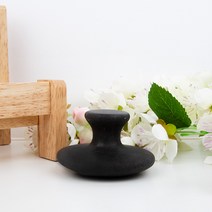 본연 물소뿔 괄사 마사지 지압봉 옥괄사 괄사도구 모음, 36)스톤 원형괄사, 1개