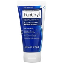PanOxyl 여드름 포밍 워시 과산화 벤조일 10 % 최대 강도 55온스 156g