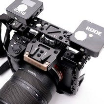 모니터 라이트바 듀얼 슈 마운트 확장 브래킷 바 플레이트 어댑터 14 삼각대 콜드 DSLR 카메라 Vlog 홀더, 한개옵션0