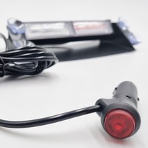 3M 시가잭 2COB 면발광 스트립LED바 경찰경광 화물차차폭 지게차 굴삭기 안전작업등 2종 선택형, 블루레드1세트