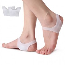 발아치패드 실리콘 발바닥 쿠션 밴드 지압 실리콘 쿠션 아치 패드 보호 발바닥 깔창, 1쌍