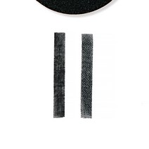 [셀프벨] 원단 접착심지 원단테이프, 1개, 10mm 아사단면테이프 - 블랙