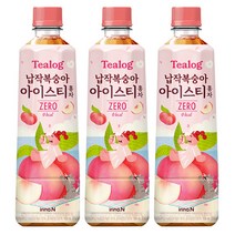 티로그 납작복숭아 아이스티 홍차 제로 500ml * 12개