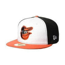 119086 New Era 11449392 MLB ACPERF 볼티모어 오리올스 17J 베이스볼 캡(남녀공용), 62.5cm, 홈