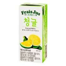 일화 프레주 테트라팩 청귤, 72팩, 190ml