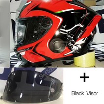 바이크 부품 풀페이스 오토바이 헬멧 X14 화이트 뒤 라이딩 모토크로스 레이싱, 02 A with black visor_01 M