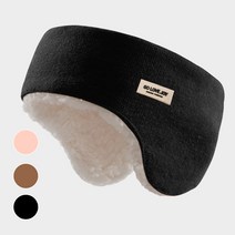 골프귀마개 샬렛 와이어귀마개 겨울귀마개 자전거 운동 등산 스키 데이트, 블랙