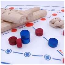 6형제 민속 윷놀이세트 대형 윷놀이판세트 명절게임, 1개