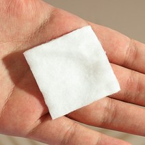 지지배 대용량 순면 항균 탈지면 절단솜 4×4cm 2팩