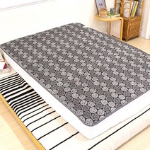 한솔 인체감지 원적외선 탄소 온열매트 워셔블 침대 바닥 전기장판, 더블