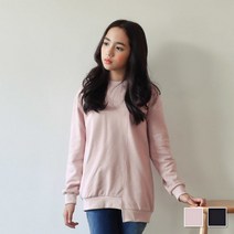 언발란스티셔츠(블랙_핑크)