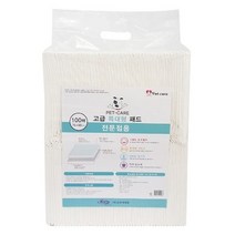 [천삼백케이] [머니볼트레이딩] 강아지 배변패드 펫케어 고급 특대형 패드 100매, 단품