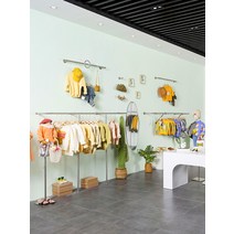 벽면행거 옷걸이 렉 스탠드 의류매장 파이프벽 옷가게, GB273 400cm