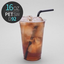 [소분] PET 16oz D92 SW 투명컵 50개