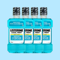 LISTERINE 리스테린 가글 쿨민트 750ml 4개 구강청결제