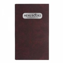 갈색 고급 메뉴판-중 테이블메뉴판 카페메뉴판 홈카페