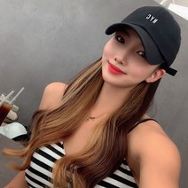 라운드 스몰로고 NYC볼캡 기본핏 남여공용 커플 볼캡