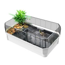 육지거북이 자온조 사육장 소라게 수조 오픈형, 45CM 대형