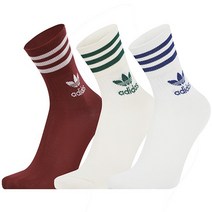 [아디다스] [정품] 미드 컷 크루 삭스 3팩 (IB9388), 스타일번호:IB9388 / 사이즈:M