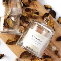 [캔들레이디] 캔들용기 - 돔용기 (유리뚜껑 포함), 돔용기 210ml, 1개