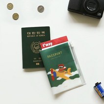 데일리 지퍼백 여권케이스 여권만들기 신혼여행 친구선물 분실방지 티켓파우치