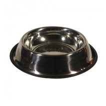 원형 스댕 강아지식기 96oz 사료급식기 다이어트 푸들, 1개