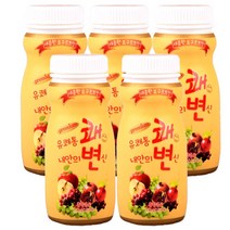 유쾌통쾌 내안의 변신 쾌변 병5개 100ml 요구르트맛 185kal, 5병+마술패치2매