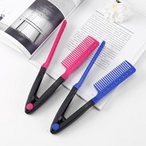 고대기 빗 편리한 헤어 정리 1P 색상랜덤, 상품선택, 1고데기빗-핑크