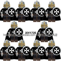 중국 호환레고 고대 로마 기사 스파르타 십자군 병사 군사 미니 레고 피규어, O