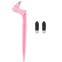 LMDZ 1PC 360 회전 유틸리티 나이프 펜 종이 절단 조각 DIY 아트 공예 휴대용 칼, [05] pink