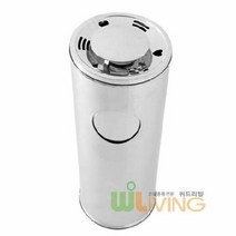 리빙 재떨이겸용 스텐휴지통 27리터 재털이뚜껑