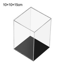 건담 레고 베어브릭 피규어 장식장 진열장 아크릴 케이스 1 pc 투명 디스플레이 방진, 10x10x15
