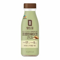 cj 한끼 밸런스밀 프로틴 쉐이크 견과 50g 직장인 점심 도시락 간식 혼밥 간헐적 체중조절 간식, 12개
