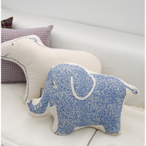 폭신한 코끼리 쿠션(솜포함)쇼파 아이방데코