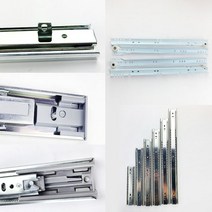가구레일 서랍 슬라이딩 철레일 볼레일 2단 3단 댐핑 푸쉬 서랍레일, 3단35볼레일, 200mm