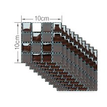붙이는 타일 접착식 데코 바닥 셀프 시공 3D 모자이크 페이스트 자체 접착 DIY 이동식 장식 pvc 벽 도매, MSC058+10x10cm10pcs