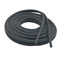 냉장고 고무패킹 5 미터 EPDM/PVC/실리콘 고무/옥스포드 스크린 창 레이어링 외풍 차단 씰 스트립 원형 고정 실링 바, 4mm(Black PVC)_5 메터