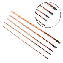 용접봉 공기 탄소 아크 가우 징 막대 5 개 전극 410mm DC 가스 건용 구리 원형 흑연, 8mm