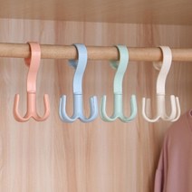 엄지척 360도 회전 걸이 모자 넥타이 가방 소품 고리 4개 set, 본상품선택, 1