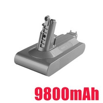 V7플러피 V6 V8 V10 V11 교체 다이슨배터리 25.2V 배터리 98000mAh Dyson 앱솔루트 코드용 교체용 진공 핸드 헬드 클리너, 02 Black_01 21.6 볼트