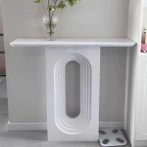 현관콘솔 복도 장식장 거실 엔틱 북유럽 인테리어, 120cm 화이트