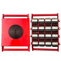 소형 도비캐스터 스페이스 롤러 중량물 이동 회전, 견고한 스틸 휠 스트레이트 3톤