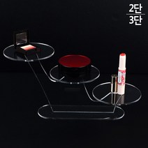 2단 3단 원형 선반 아크릴 진열대 매장 매대 쇼케이스 디피 전시 정리 소품 트레이, 제품선택