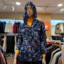 레드페이스 우수한 방풍기능과 가볍고 신축성이 좋은 모자가 있는 봄 등산 아웃도어 여자 프린트 재킷 쉘텍스 라이트 프린트 우먼 재킷 REWFJKS18154 퍼플