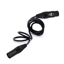 3Pin 잭 XLR 케이블 남성여성 OFC 차폐 마이크 믹서 증폭기 무대 조명 연장 코드 1m 2m 3m 5m 8m, 03 Black_07 8m