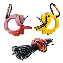 이젠 EQ-100 케이블 타이 홀더 케이블타이고정 걸이 보관 밴드 정리 .., 3가지 색상중 랜덤, 이젠 케이블타이홀더 EQ-100