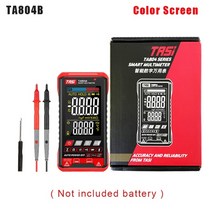 클램프 멀티 미터 디지털 테스터기 누설전류계 tasi 전문 자동 테스터 true rms, ta804b-컬러 스크린