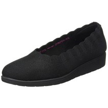 스케쳐스 Skechers Modern Comfort Women s Cleo Flex 웨지 스펠바운드 발레 플랫 블랙
