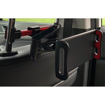자동차 뒷좌석 헤드레스트 핸드폰 거치대 K5DL3 쏘나타DN8 베뉴 올뉴아반떼 그랜져IG GV70 QM3 아우디 K3 모하비 스타렉스 카니발 NX4 쏘렌토MQ4 TG, A77뒷좌석거치대 신축형 레드, 1개